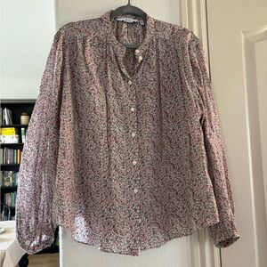 & Other Stories Floral Buttondown Shirt